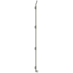 DELTANA HARDWARE 42" Modern Offset Surface Bolt, HD, Solid Brass