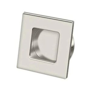 Deltana Architectural Hardware Flush Pull, Square, HD, 2-3/4" x 2-3/4", Solid Brass