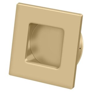 Deltana Architectural Hardware Flush Pull, Square, HD, 2-3/4" x 2-3/4", Solid Brass