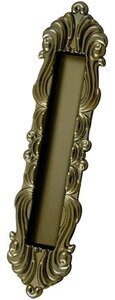 Deltana Architectural Hardware Flush Pull, Victorian, HD, 10" x 2-1/4" x 3/4", Solid Brass