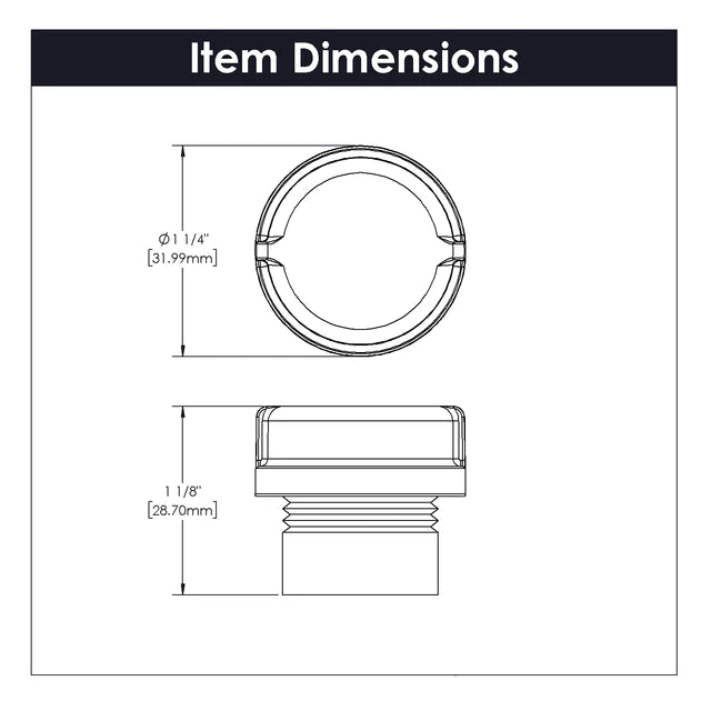 Hickory Hardware 1-1/4 inch (32mm) Pipeline Cabinet Knob