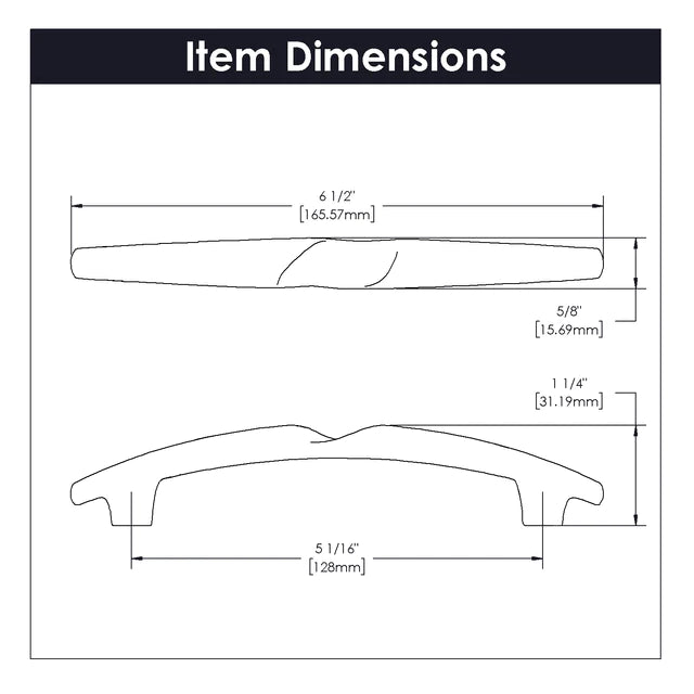 Hickory Hardware 5-1/16 inch (128mm) Serendipity Cabinet Pull