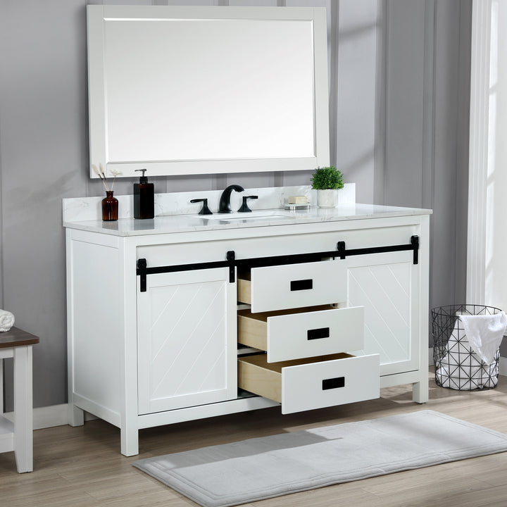 Kinsley 60" Single Bathroom Vanity Set