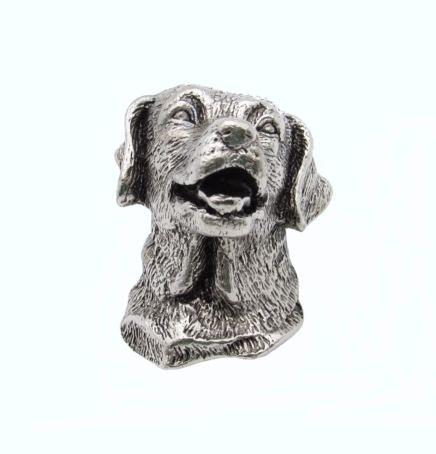 Buck Snort Lodge Golden Retriever Dog Cabinet Knob