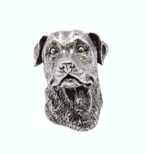 Buck Snort Lodge Rottweiler  Dog Cabinet Knob