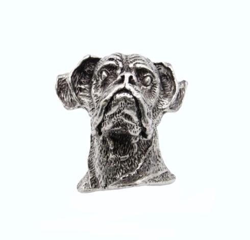 Buck Snort Lodge Boxer Dog Cabinet Knob