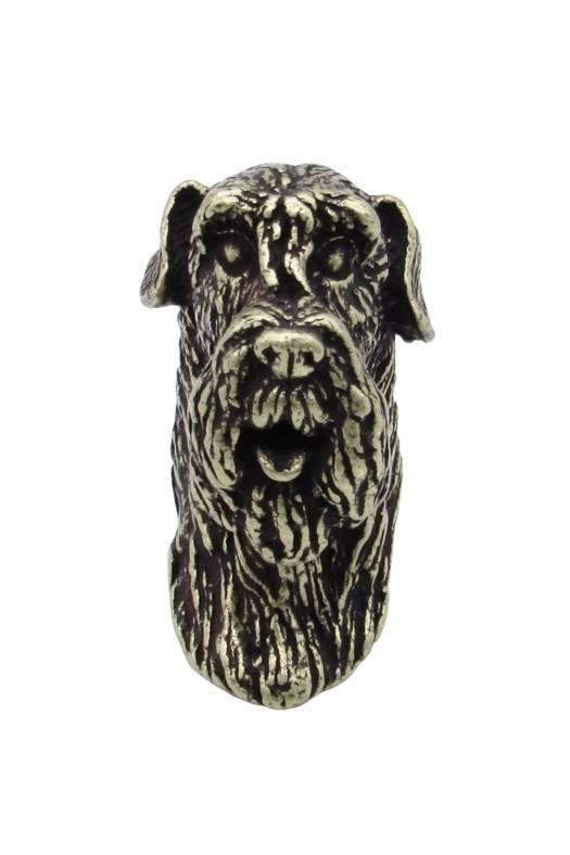 Buck Snort Lodge Schnauzer   Dog Cabinet Knob