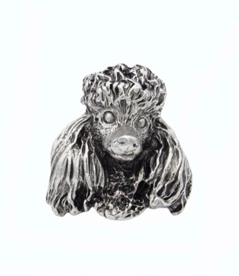 Buck Snort Lodge Poodle Dog Cabinet Knob