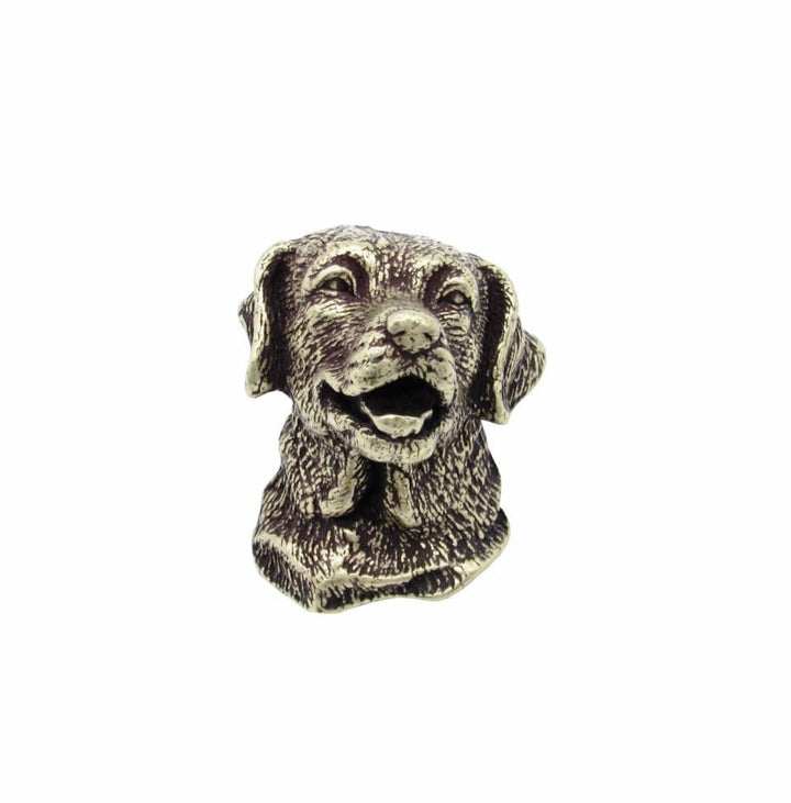 Buck Snort Lodge Golden Retriever Dog Cabinet Knob