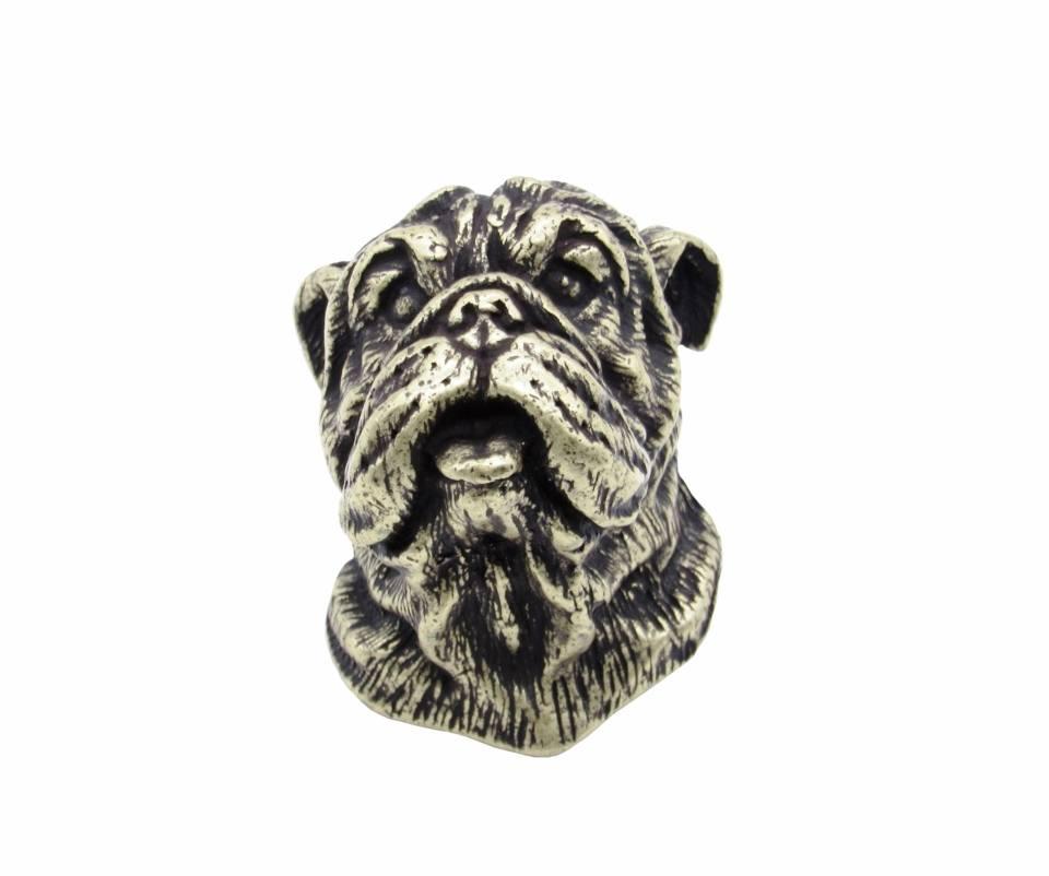 Buck Snort Lodge Bulldog Dog Cabinet Knob