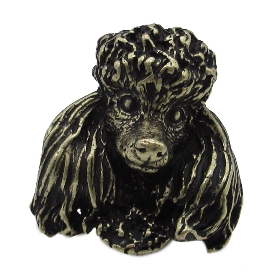 Buck Snort Lodge Poodle Dog Cabinet Knob