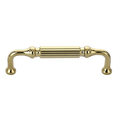 Knoxville Door Pull  8" Centers Knoxville Pull in Bright Brass by Emtek