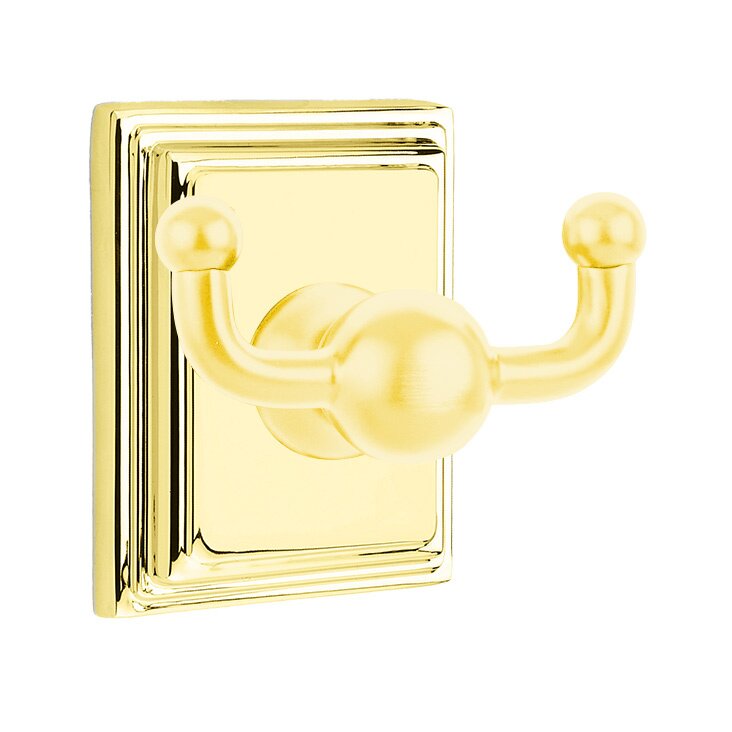 Traditional Brass Collection Wilshire Double Hook by Emtek