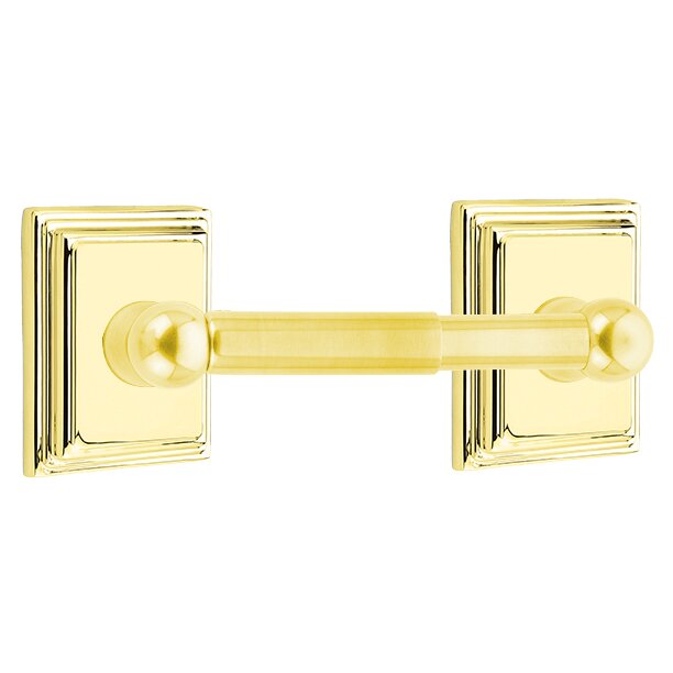 Traditional Brass Collection Wilshire Spring Rod Tissue Holder by Emtek