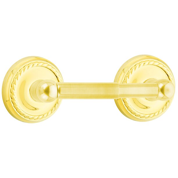 Traditional Brass Collection Rope Tissue Holder  by Emtek