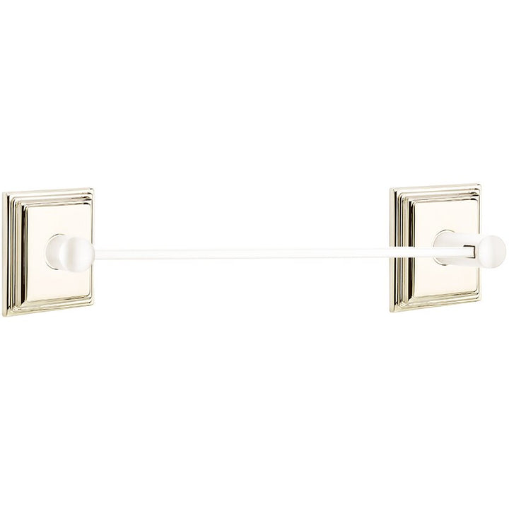 Modern Brass Collection Wilshire 24" Single Towel Bar by Emtek