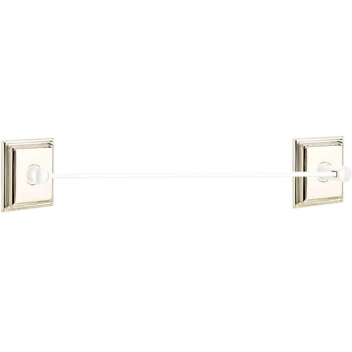 Modern Brass Collection Wilshire 30" Single Towel Bar by Emtek