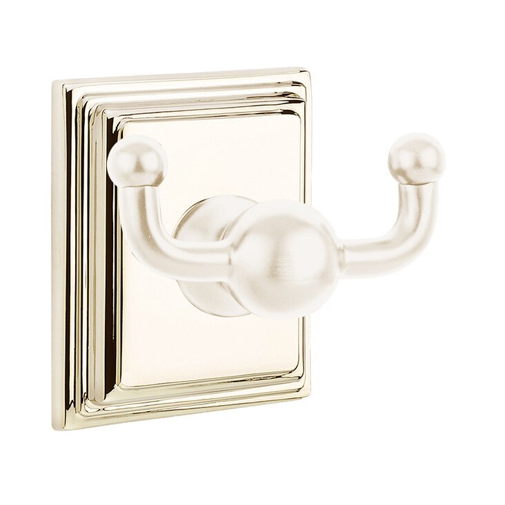 Traditional Brass Collection Wilshire Double Hook by Emtek