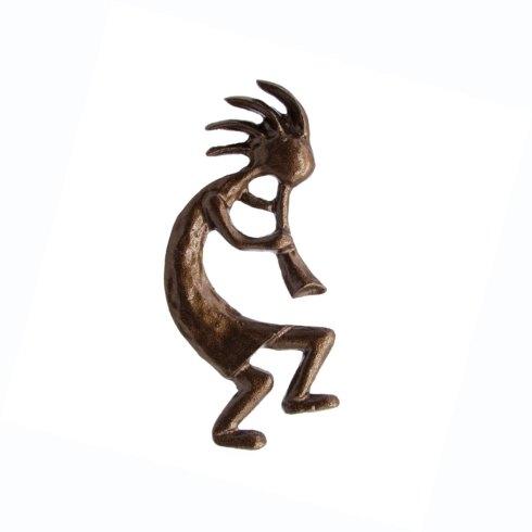 Buck Snort Lodge Hardware Kokopelli Cabinet Knob Facing Right