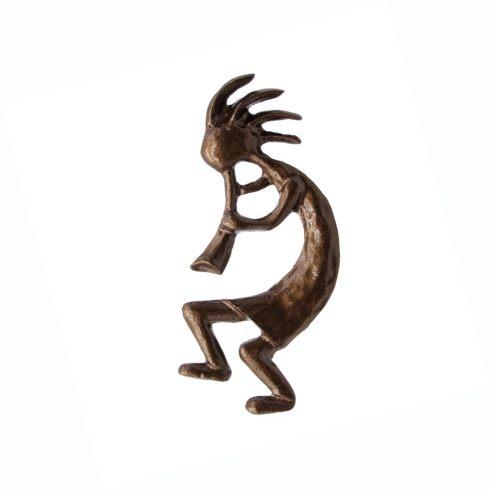 Buck Snort Lodge Hardware Kokopelli Cabinet Knob Facing Left