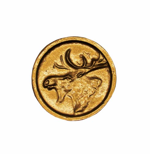 Buck Snort Lodge Decorative Hardware Cabinet Knobs and Pulls Moose In Round