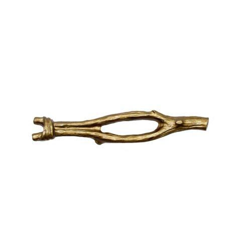 Buck Snort Lodge Decorative Hardware Cabinet  Pulls Large Twig Pull 2-15/16-in Center to Center