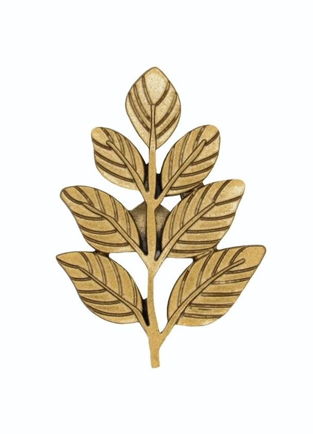 Buck Snort Lodge Fern Leaf  Cabinet Knob