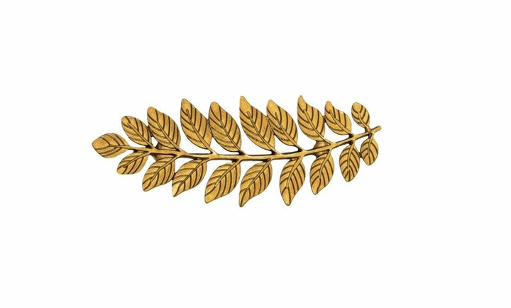 Buck Snort Lodge Fern Leaf 2-15/16-in Center to Center Cabinet Pull