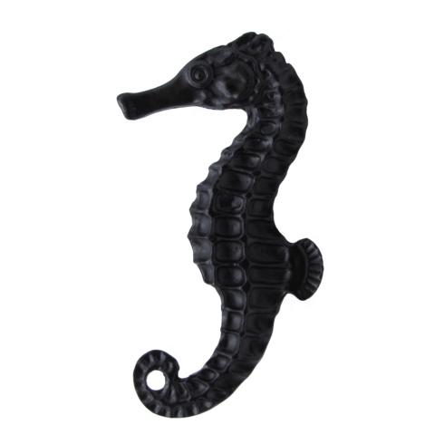 Buck Snort Lodge Decorative Hardware Large Seahorse Cabinet Knob Facing Left