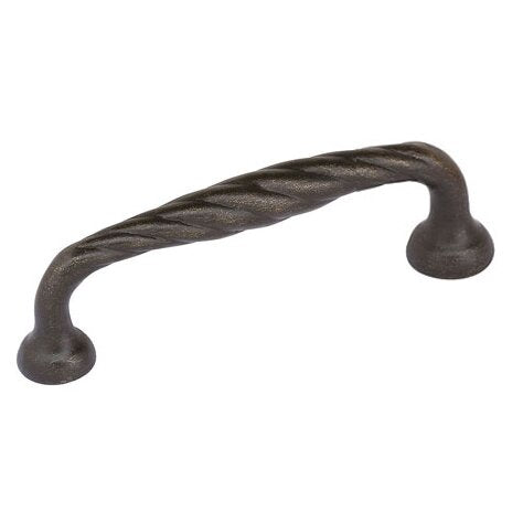 Tuscany Bronze Collection 6" Centers Twist Pull  by Emtek