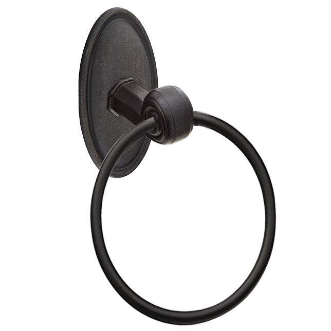 Tuscany Bronze Collection #14 Oval Towel Ring  by Emtek