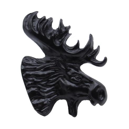 Buck Snort Lodge Decorative Hardware Cabinet Knobs and Pulls Mr. Moosehead - FACING RIGHT