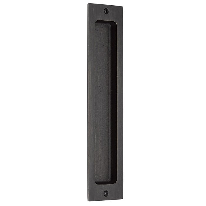 Rustic Modern Cabinet Hardware Collection 10" Modern Rectangular Flush Pull  by Emtek