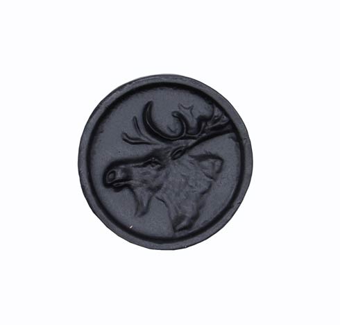 Buck Snort Lodge Decorative Hardware Cabinet Knobs and Pulls Moose In Round