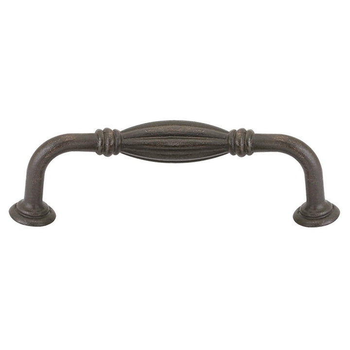 Tuscany Bronze Collection 4" Centers Fluted Pull  by Emtek