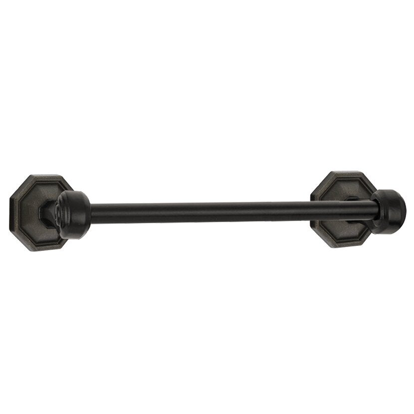 Tuscany Bronze Collection 12" Tuscany Bronze Single Towel Bar with #15 Rosette  by Emtek