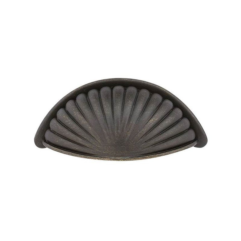 Tuscany Bronze Collection 4" Centers Fluted Bin Pull  by Emtek