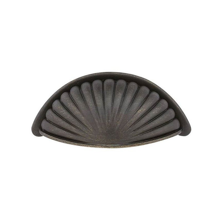 Tuscany Bronze Collection 4" Centers Fluted Bin Pull  by Emtek