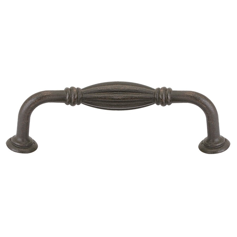 Tuscany Bronze Collection 3 1/2" Centers Fluted Pull by Emtek