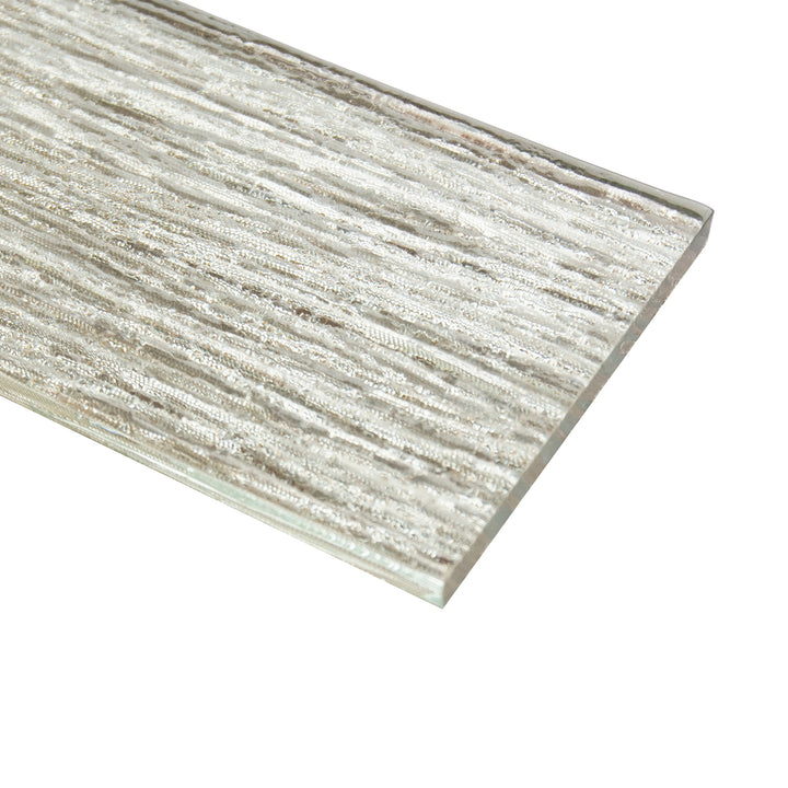 Sonnagh 3" x 12" Rectangular Laminated Glass Mosaic Wall Tile