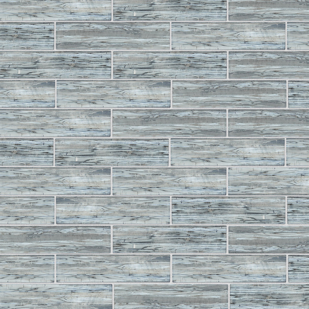 Sonnagh 3" x 12" Rectangular Laminated Glass Mosaic Wall Tile