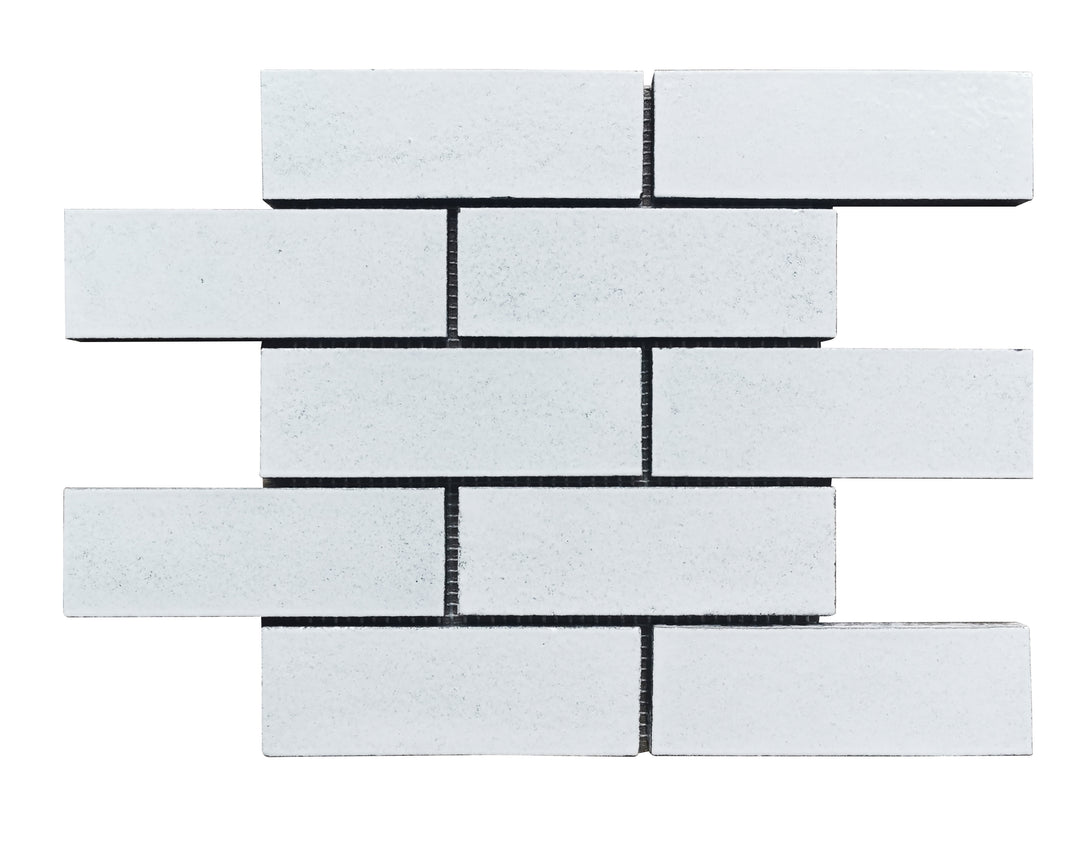 Lorca 11.18" x 9.84" Subway Lava Stone Mosaic Floor and Wall Tile