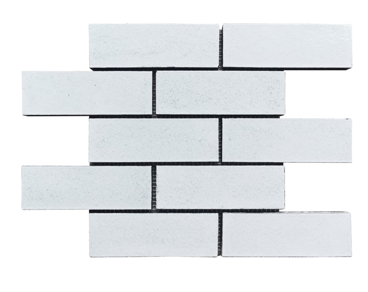 Lorca 11.18" x 9.84" Subway Lava Stone Mosaic Floor and Wall Tile