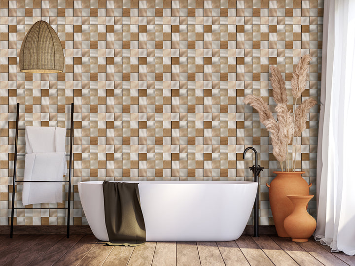 Mijas 11.97" x 11.97" Peel-and-Stick Mosaic Tile
