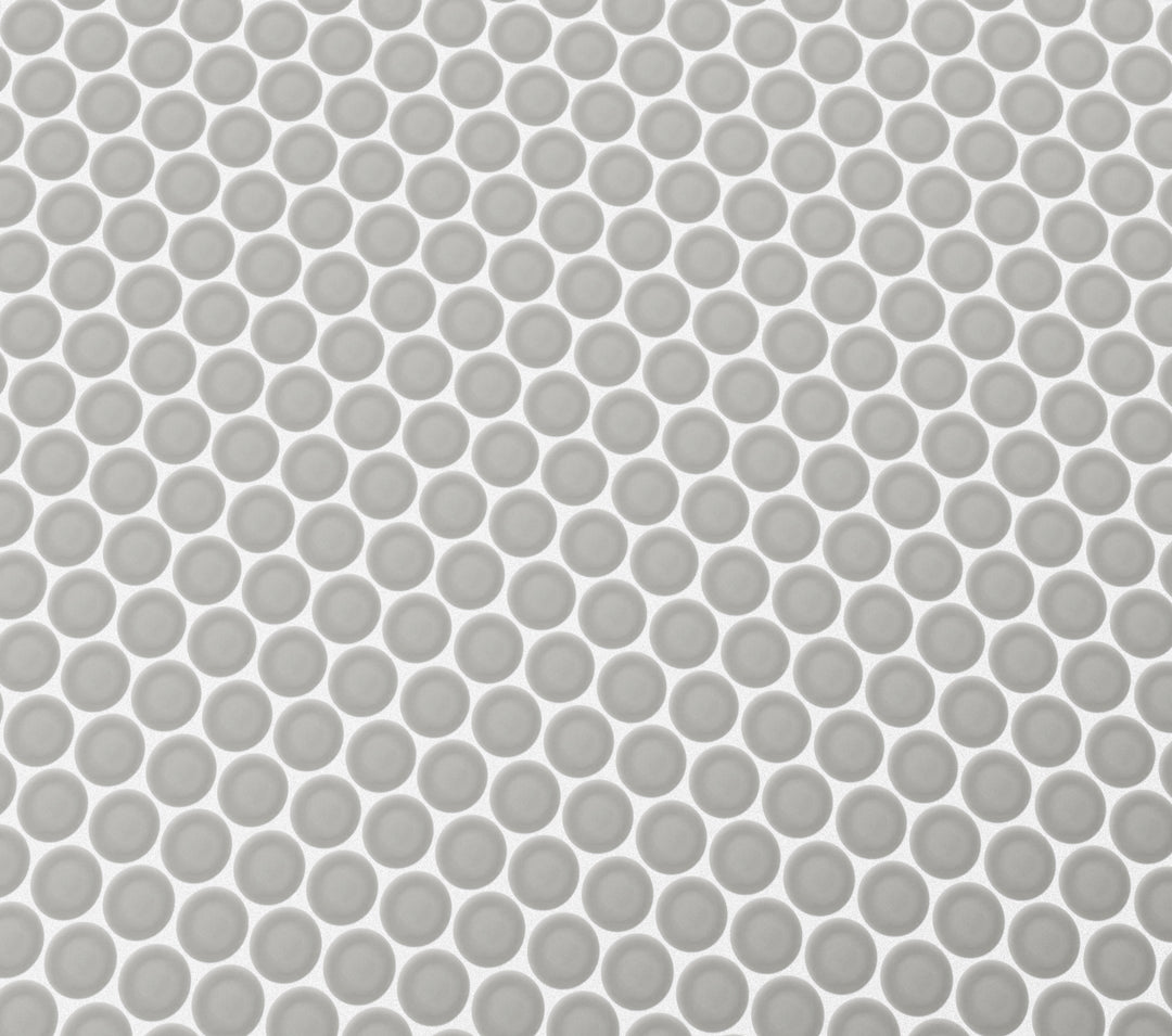 Huelva 12.68" x 11.02" Glass Penny Mosaic Floor and Wall Tile