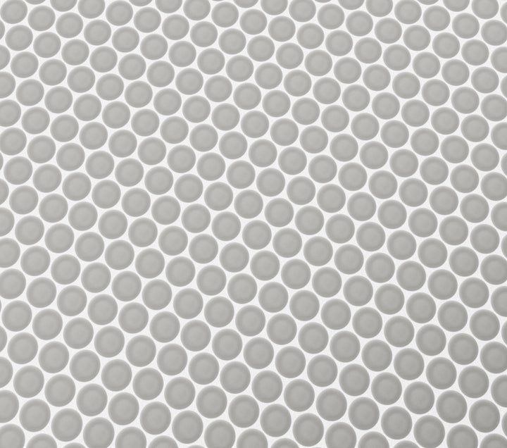 Huelva 12.68" x 11.02" Glass Penny Mosaic Floor and Wall Tile