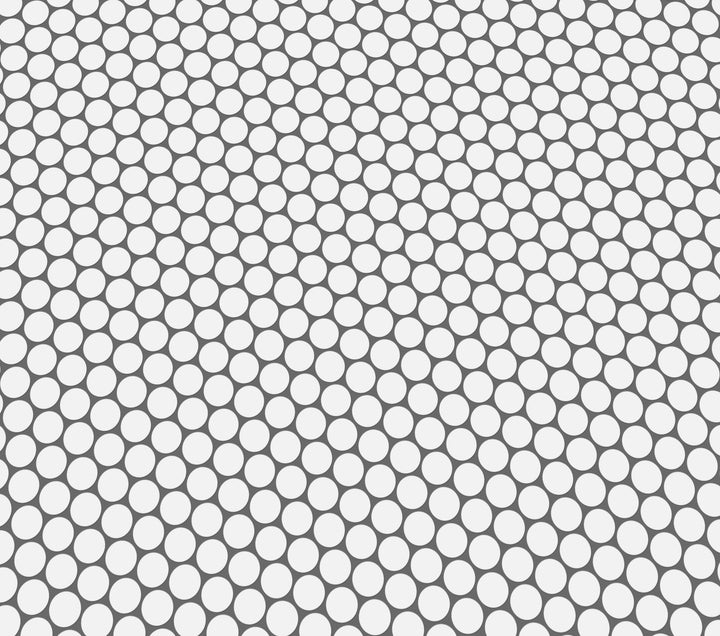 Huelva 12.68" x 11.02" Glass Penny Mosaic Floor and Wall Tile