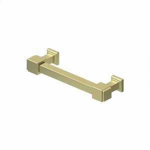 Deltana Architectural Hardware Decorative Cabinet Pull 4", Manhattan, Solid Brass