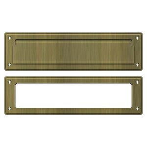 Deltana Architectural Hardware Door Accessories Mail Slot 13 1-8" with Interior Frame