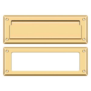 Deltana Architectural Hardware Door Accessories Mail Slot 8 7-8" with Interior Frame